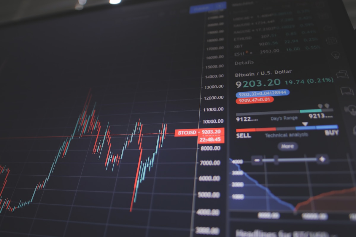 Live stock market ticker board with real-time price updates